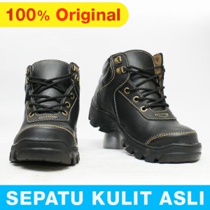 Sepatu Safety Boot Bahan Kulit Sapi Type Jeruk Av 1 Tokopedia