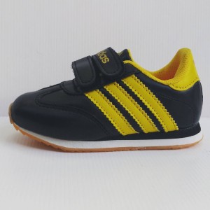 Adidas Kids Sepatu Sekolah Anak Hitam Full Black Sneaker Anak Laki Laki Perempuan Size 33 37 Tokopedia