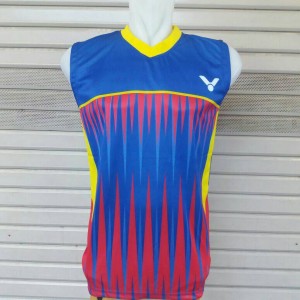 Baju Singlet Badminton Victor V 20 Merah Tokopedia