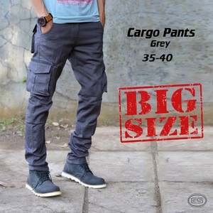 Celana Cargo Panjang Grey Tokopedia