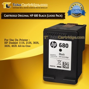 Tinta Cartridge Hp 680 Black Original Tokopedia