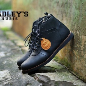 Bradleys Anubis Hitam Sepatu Casual Boots Pria Tokopedia