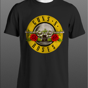 Kaos Band Guns N Roses 1 Gnr Hitam Big Size Xxxl Jumbo Guns And Roses Baju