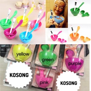 Mangkok Masker Kosmetik Warna Mask Bowl Biru Tokopedia
