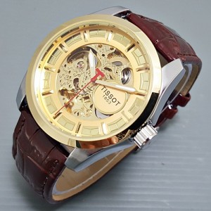 Jam Pria Automatic Tissot 1853 Skeleton T2321 Rantai Silver Hargajam Harga Jam Matic Otomatis Casio Seiko Tokopedia