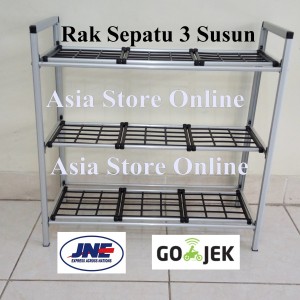 Rak Sepatu 3 Susun Tokopedia