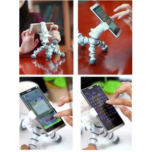 Flexible Tripod Horse Style Untuk Smartphone Warna Putih Rg2 Tablet Stand Holder Tokopedia