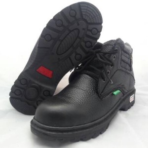Sepatu Boot Safety Ujung Besi Camel Boots Retsleting Dan Tali Full Kulit Asli Tokopedia