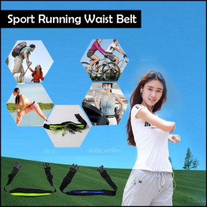 Tas Pinggang Jogging Belt Sport Lari Running Pouch Botol Hp Waterproof Tokopedia