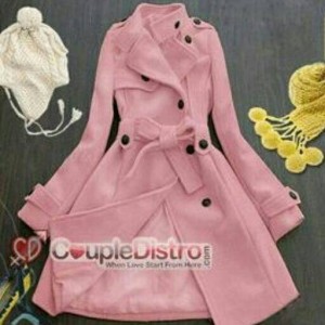 jaket mantel coat wanita korea azhura