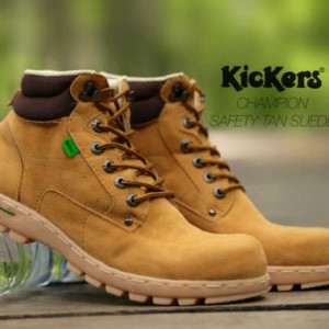 Kickers Boots Safety Tan Tokopedia