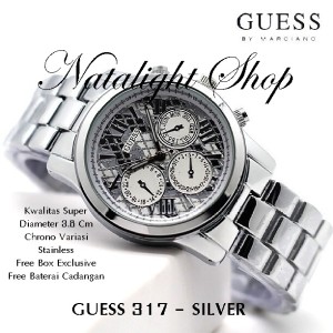 Jam Tangan Wanita Guess Mewah Tanggal Gga Tokopedia