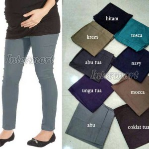 Celana Hamil Katun Stretch Celana Ibu Hamil Celana Panjang Ibu Hamil Tokopedia