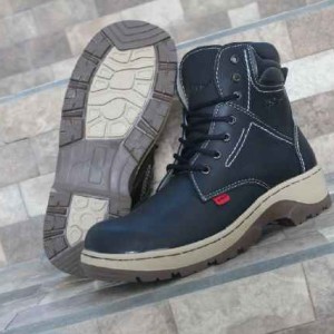 Sepatu Boot Pengaman Hitam Tokopedia