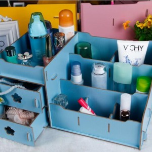 Rak Kosmetik Bahan Kayu Desktop Storage Tokopedia