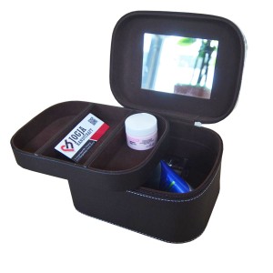 Cantik Tas Tempat Kosmetik Tray Dalam Motif Brwon Zebra Tokopedia