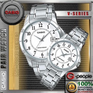 Jam Tangan Casio Original Couple Pria Wanita Mtp Ltp V006d 1b Harga Sepasang Tokopedia