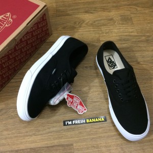 Sepatu Vans Authentic Mono Black Tokopedia