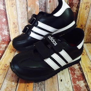Sepatu Adidas Anak Hitam Lis Putih Adidas Kids Tokopedia