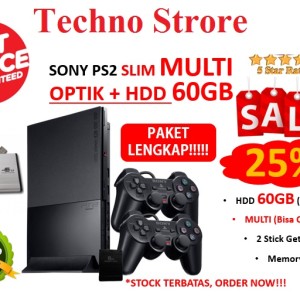Murah Playstation Ps 2 Sony Optik Seri Fat Tebal Dua Stick Analog 10 Kaset Game Tokopedia