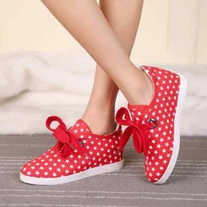 Sepatu Wanita Kets Polkadot Tokopedia