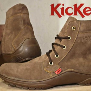 Sepatu Boots Pria Kickers Suede Tokopedia