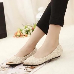 Sepatu Flat Wanita Brukat Tokopedia