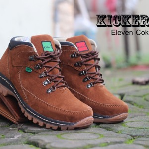 Sepatu Boots Pria Kickers Suede Tokopedia