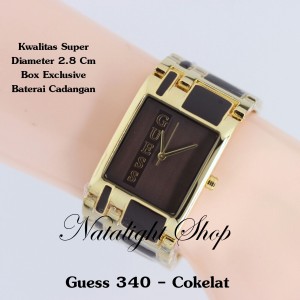 Jam Tangan Wanita Guess Mewah Tanggal Gga Tokopedia