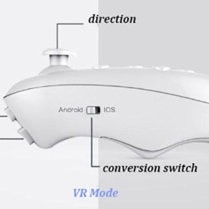 Remote Controller Joystick Vr Gear Box 2 Bluetooth Gamepad Smartphone Tokopedia