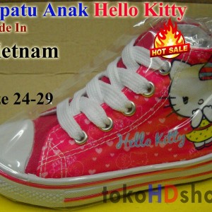 Sepatu Anak Perempuan Hello Kitty Kabocha Pink Biru Tokopedia