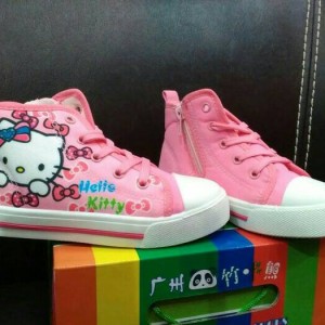 Sepatu Anak Perempuan Import Hello Kitty Perekat Tokopedia