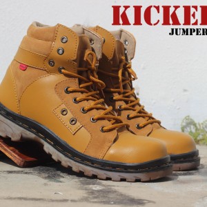 Kickers Boots Safety Tan Tokopedia