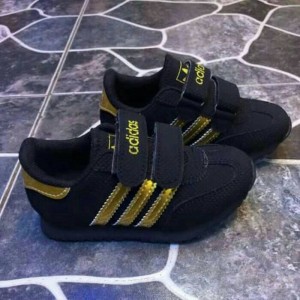 Sepatu Adidas Anak Hitam Lis Putih Adidas Kids Tokopedia