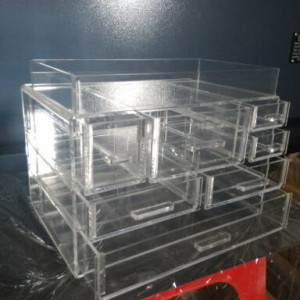 Tempat Kosmetik Akrilik I1 Acrylic Make Up Organizer Tokopedia