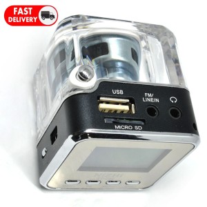 Jam Weker Alarm Digital Portable Speaker Bluetooth Radio Micro Sd Tokopedia