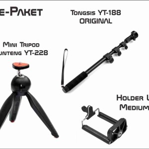 Paket Tongsis Holder Smartphone Tokopedia