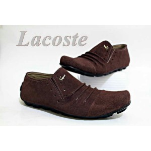 Sepatu Kulit Lacoste Casual Tokopedia