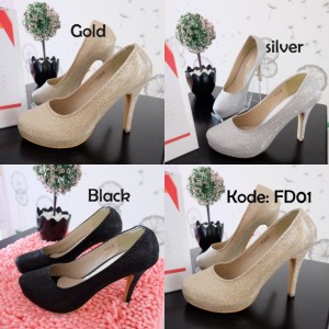Sepatu High Heels Wanita Fd01 Harga Murah Tokopedia