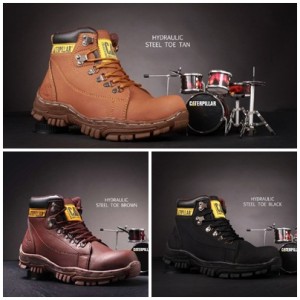 Sepatu Safety Caterpillar Hydraulic Ujung Besi Terlaris Tokopedia