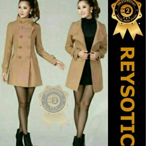 Mantel Coat Baju Hangat Reysotic Red Tokopedia