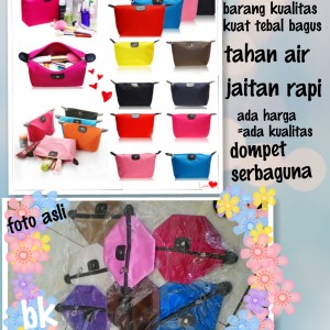 Promo Tas Dompet Kosmetik Make Up Tas Make Up Waterproof Orange Terbagus Tokopedia