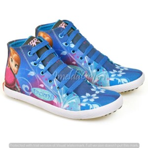 Sepatu Anak Perempuan Kets Frozen Led Tokopedia