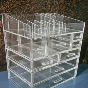 Acrylic Make Up Organizer I3 Tempat Kosmetik Akrilik Tokopedia