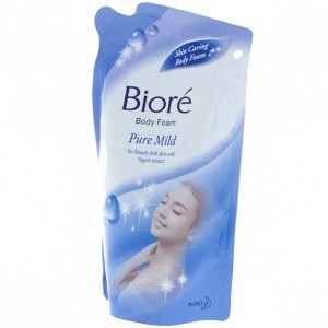 Biore Body Foam Pure Mild Refill 450ml Tokopedia