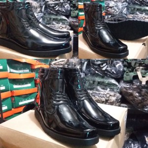 Sepatu Pdh Sol Rata Mengkilap Tokopedia