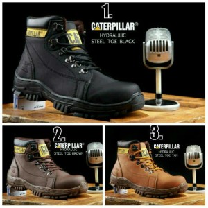 Sepatu Safety Caterpillar Hydraulic Ujung Besi Terlaris Tokopedia