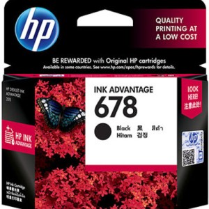 Tinta Hp 678 Hitam Original Tokopedia