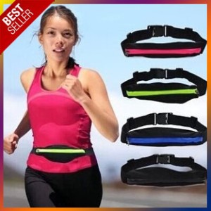 Tas Pinggang Jogging Belt Sport Lari Running Pouch Botol Hp Waterproof Tokopedia