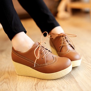 Sepatu Platform Wedges Wanita Sdw75 Tokopedia